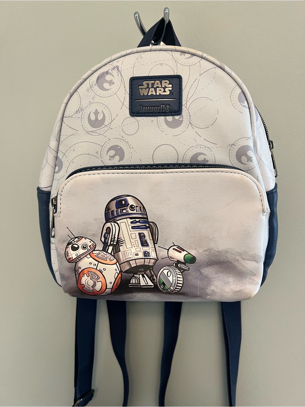 Loungefly Star Wars Mini Backpack with Droid Print